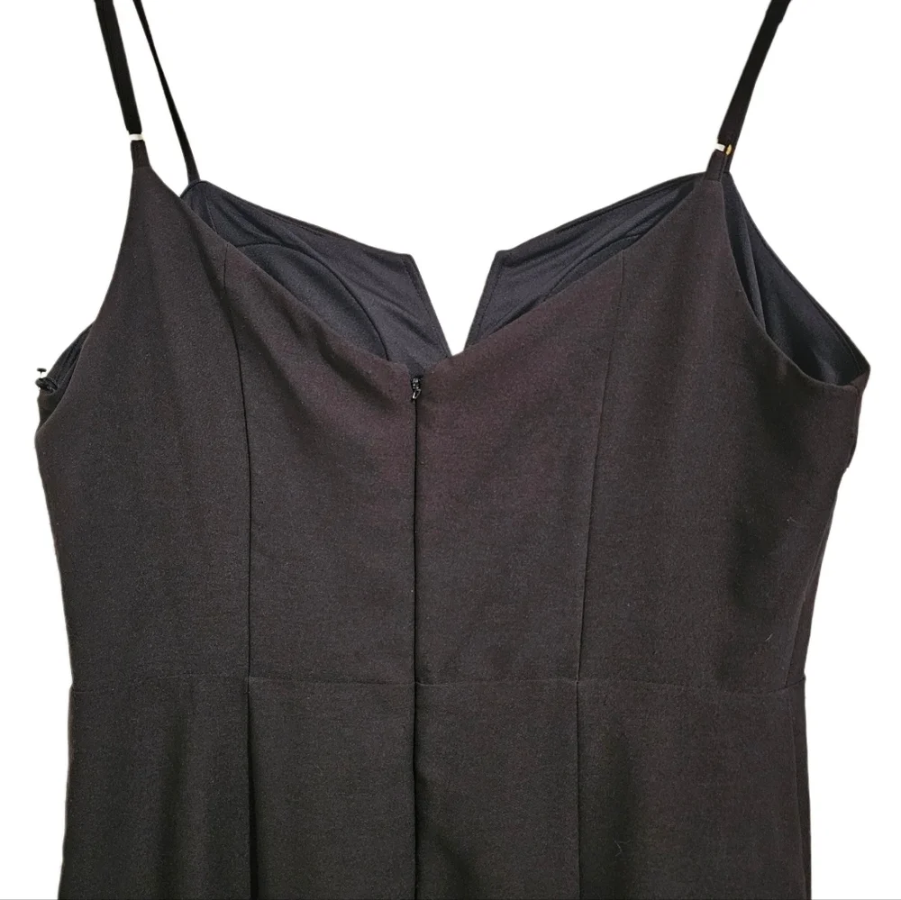 Shelli Segal black flutter cocktail party dress NWT size 12 - Picture 6 of 11